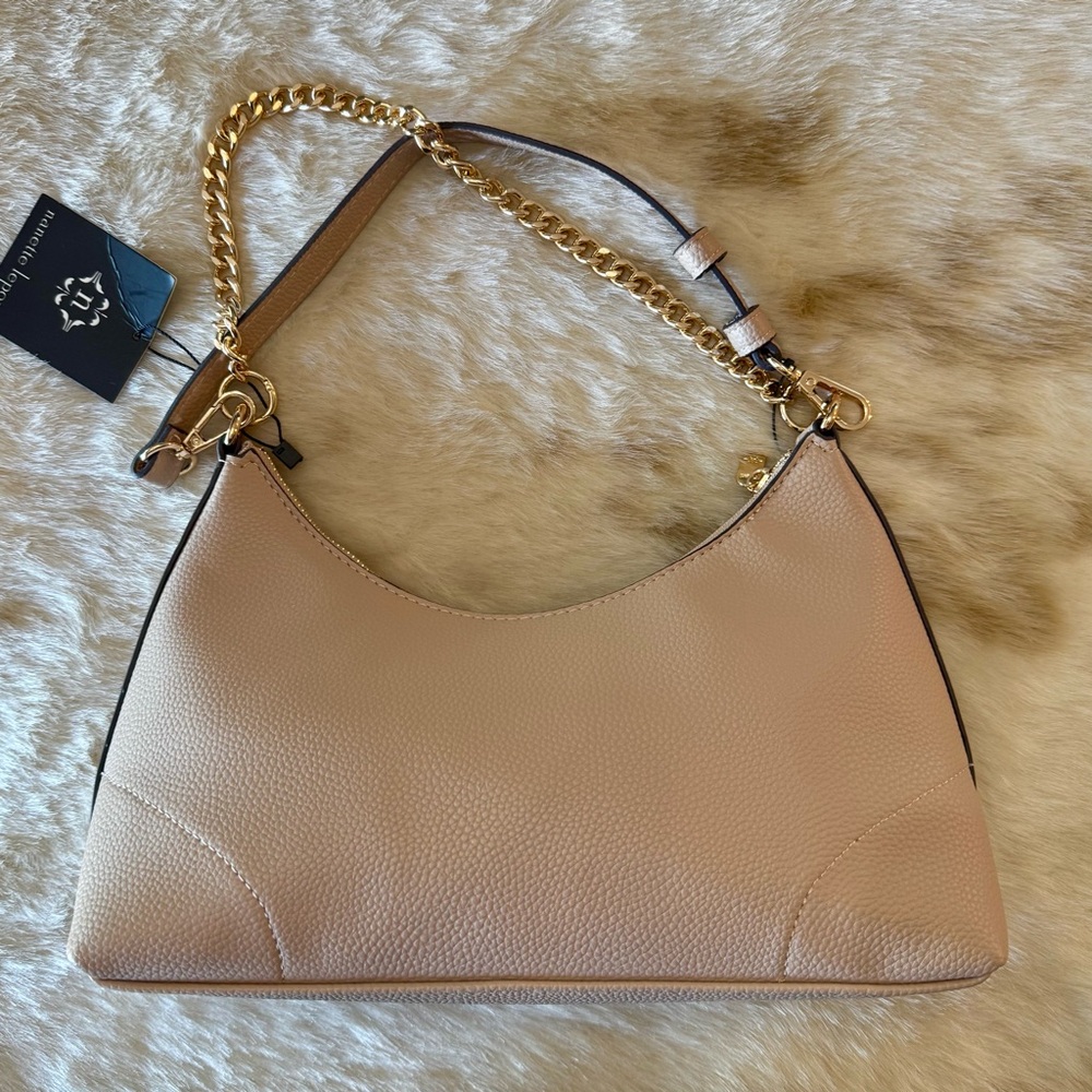 NWT Nanette Lepore blush beige Jorgette shoulder bag - Picture 3 of 13